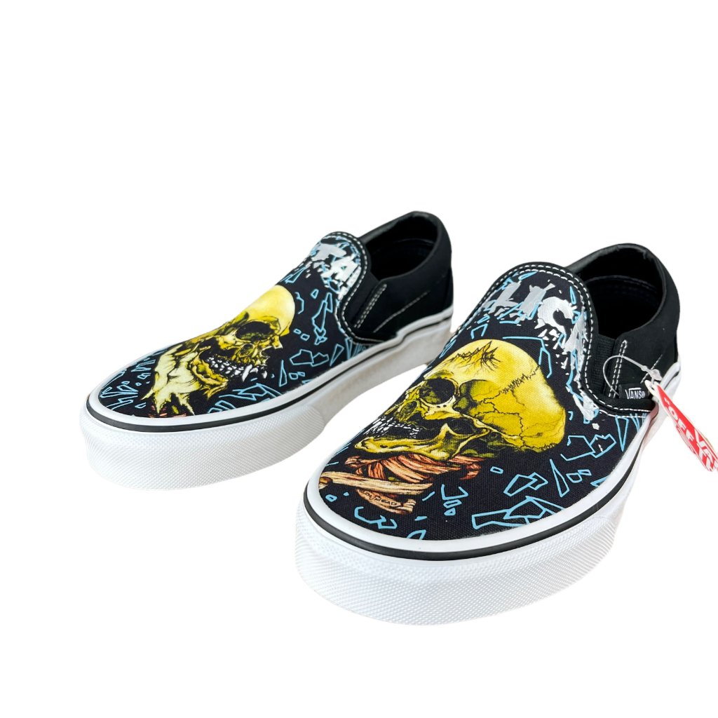 Vans X Metallica 30th Anniversary Sad But True Slip On Shoe Size 5.5 Men 7 Women